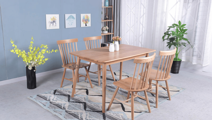 Bàn ăn gỗ sồi Nga