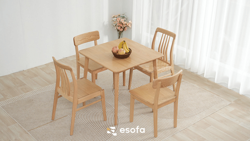 Lựa chọn chất liệu bàn ghế ăn phù hợp với nhu cầu