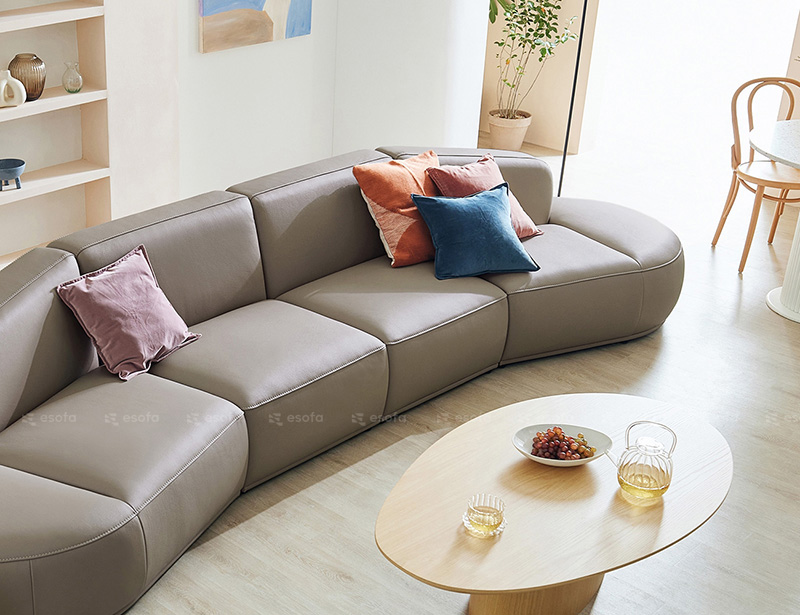 Ghế sofa văng 4 chỗ tựa cong E29