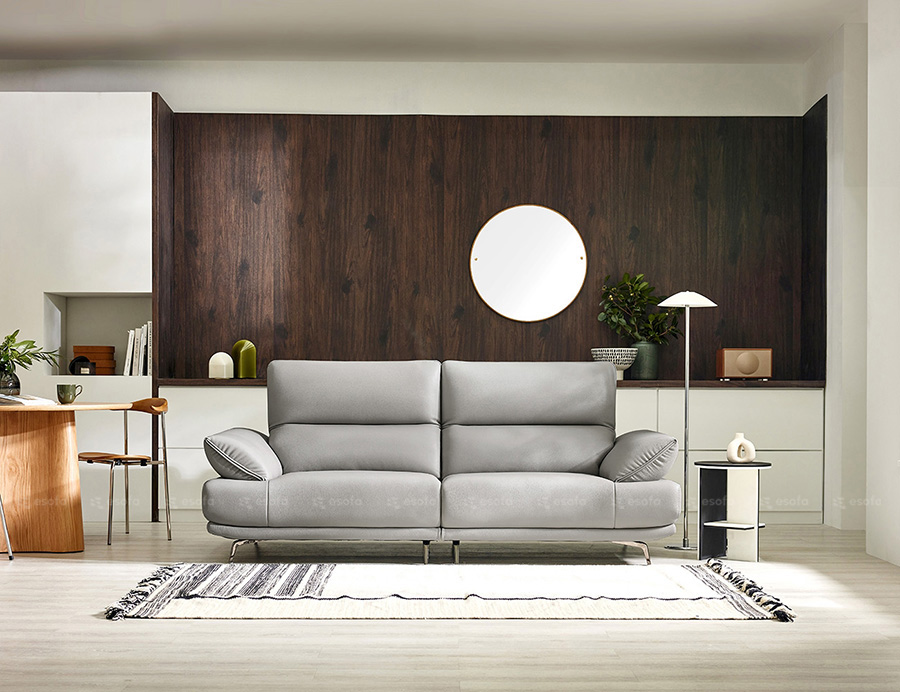 Sofa văng 2 chỗ phòng khách màu xám