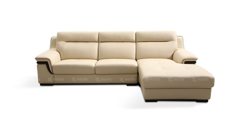 Ghế sofa góc da phòng khách E57