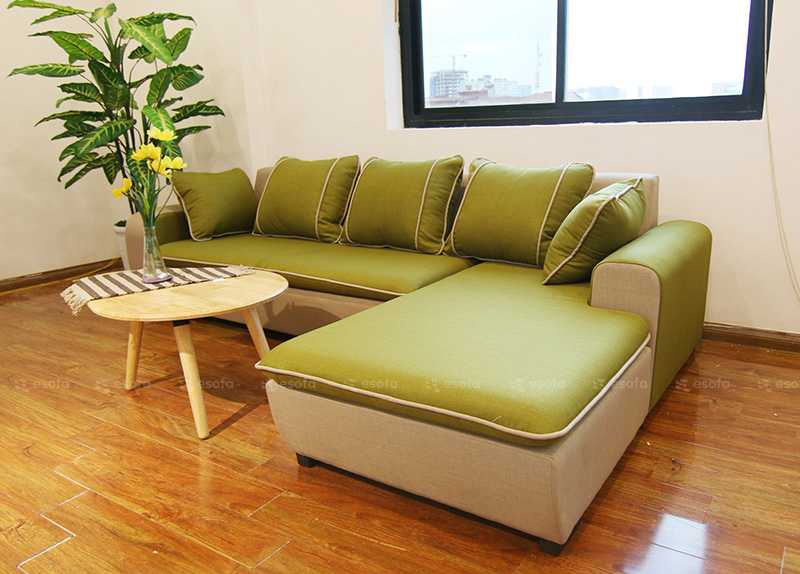 Sofa góc 3 tựa phòng khách E54