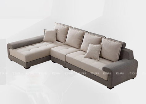 Sofa góc nỉ cho phòng khách E41