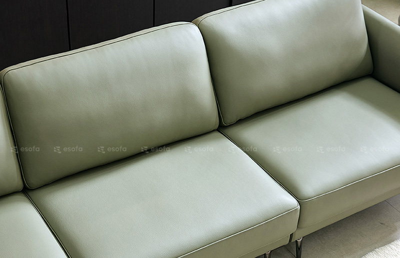Bề mặt sofa văng bọc da E59