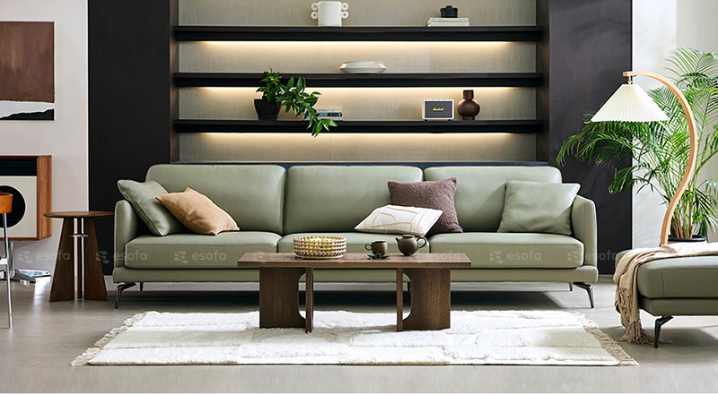 Bộ ghế sofa văng 3 chỗ tay vuông E59
