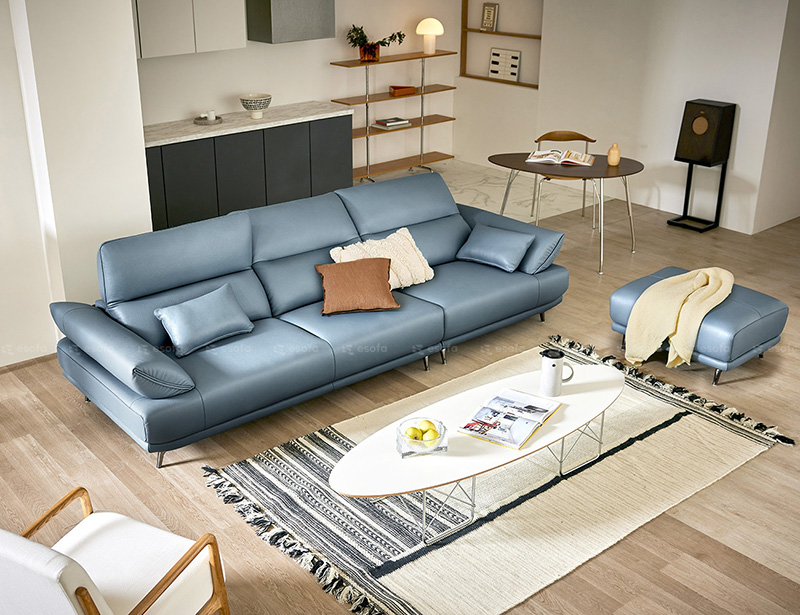 Ghế sofa 3 chỗ phòng khách tựa gật gù E21