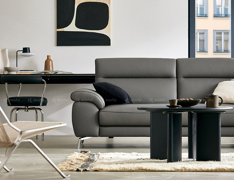 Ghế sofa văng da 3 chỗ E38