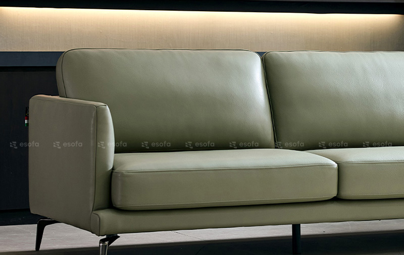 Ghế sofa văng màu xanh lục E59