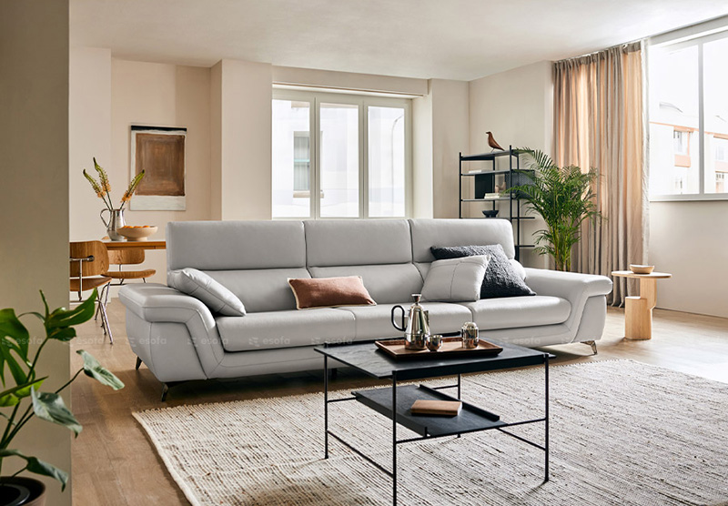 Ghế sofa văng phòng khách 3 chỗ E18