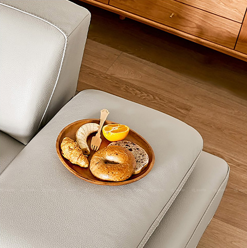 Tay sofa thấp màu xám E14