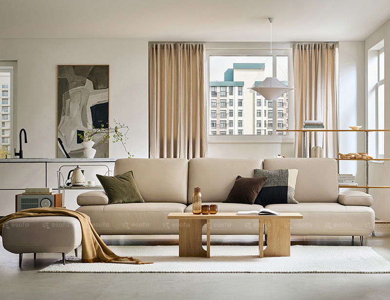 Ghế sofa văng phòng khách 3 chỗ E48