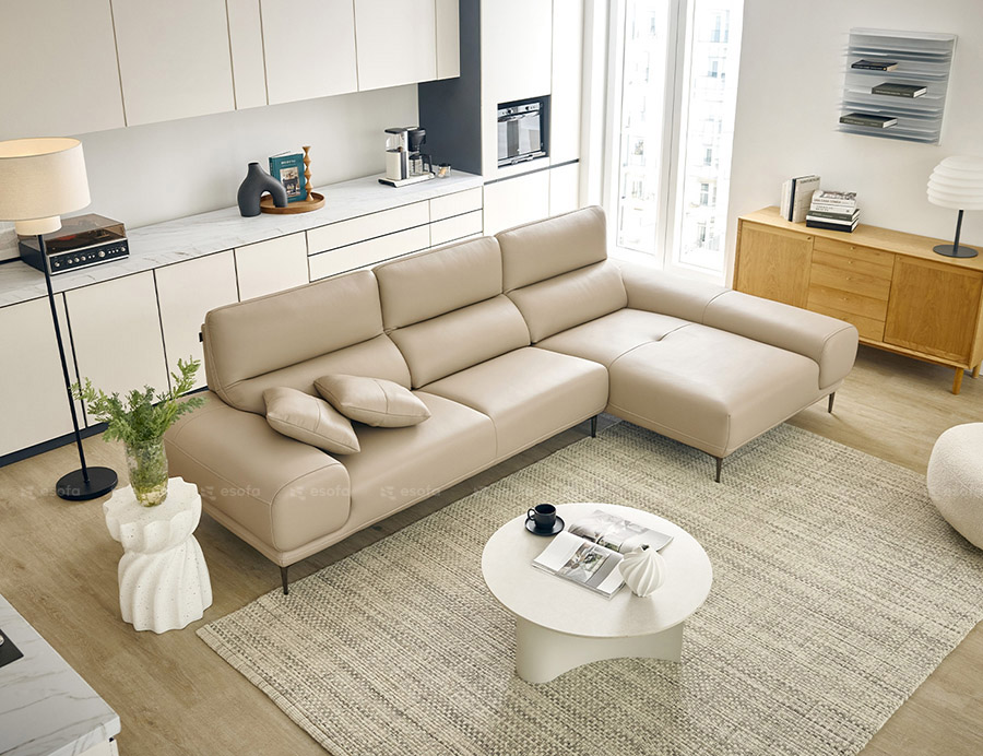 Ghế sofa góc 3 tựa Hàn Quốc E42