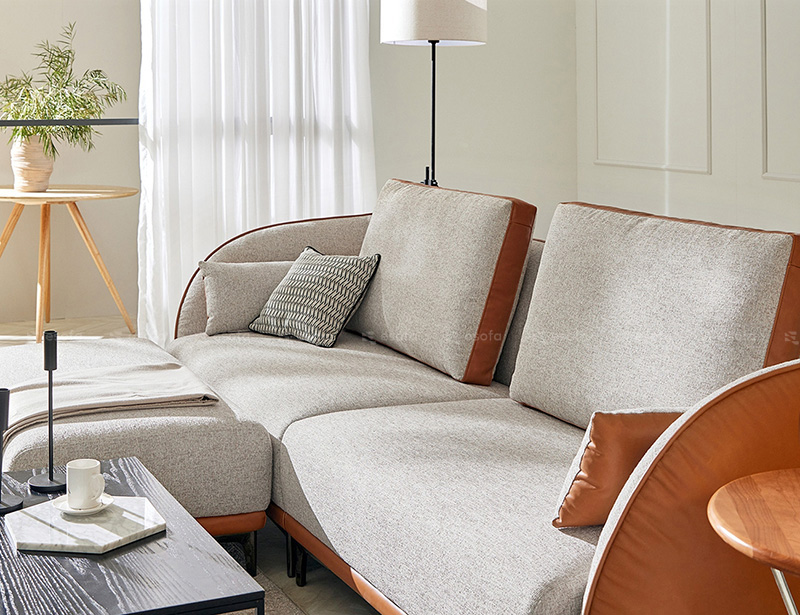 Ghế sofa văng da nỉ hiện đại E74