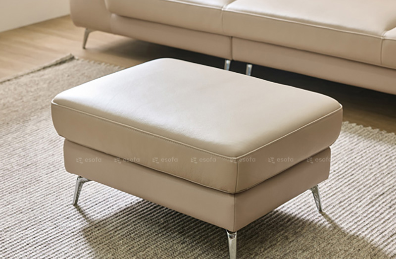 Đôn ghép ghế sofa bọc da E106
