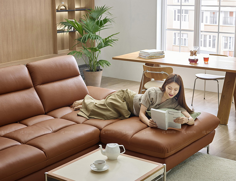 Ghế sofa góc chữ L hiện đại E104