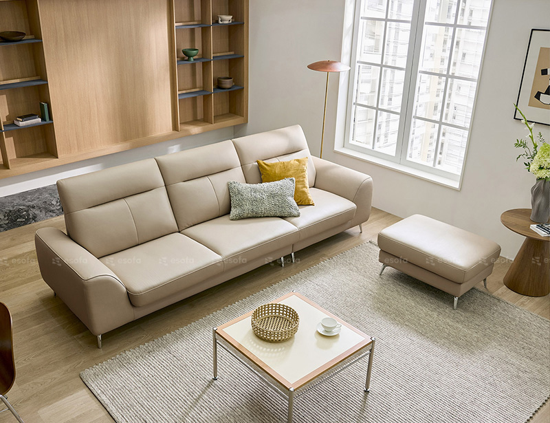 Ghế sofa văng 3 chỗ màu kem E106