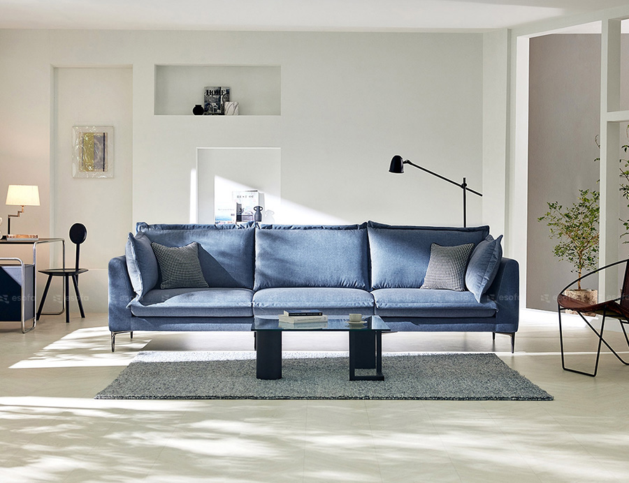 Sofa văng nỉ phòng khách hiện đại E109