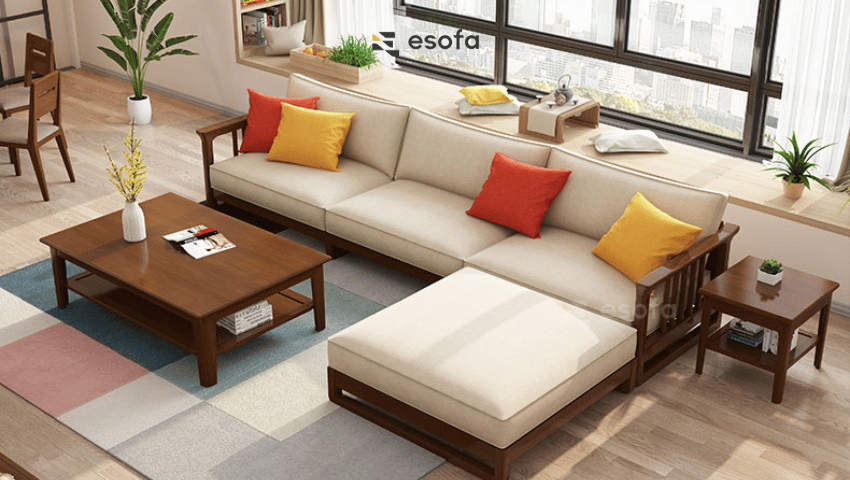 Bàn Trà Phù Hợp Với Bộ Bàn Ghế Sofa Gỗ Phòng Khách