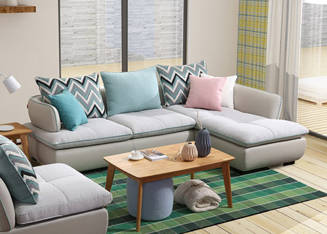 Ghế sofa nỉ Hàn Quốc 3 tựa - E47