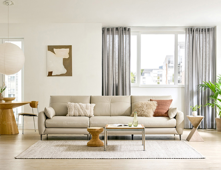 Bộ ghế sofa văng 3 chỗ tay nhỏ E44