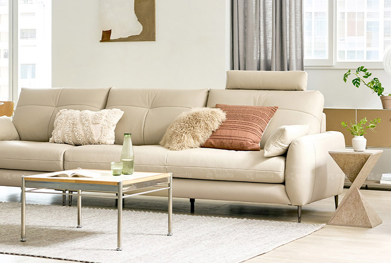 Ghế sofa văng 3 chỗ màu kem E44