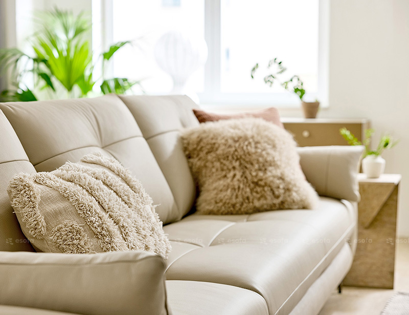 Ghế sofa văng da phòng khách E44