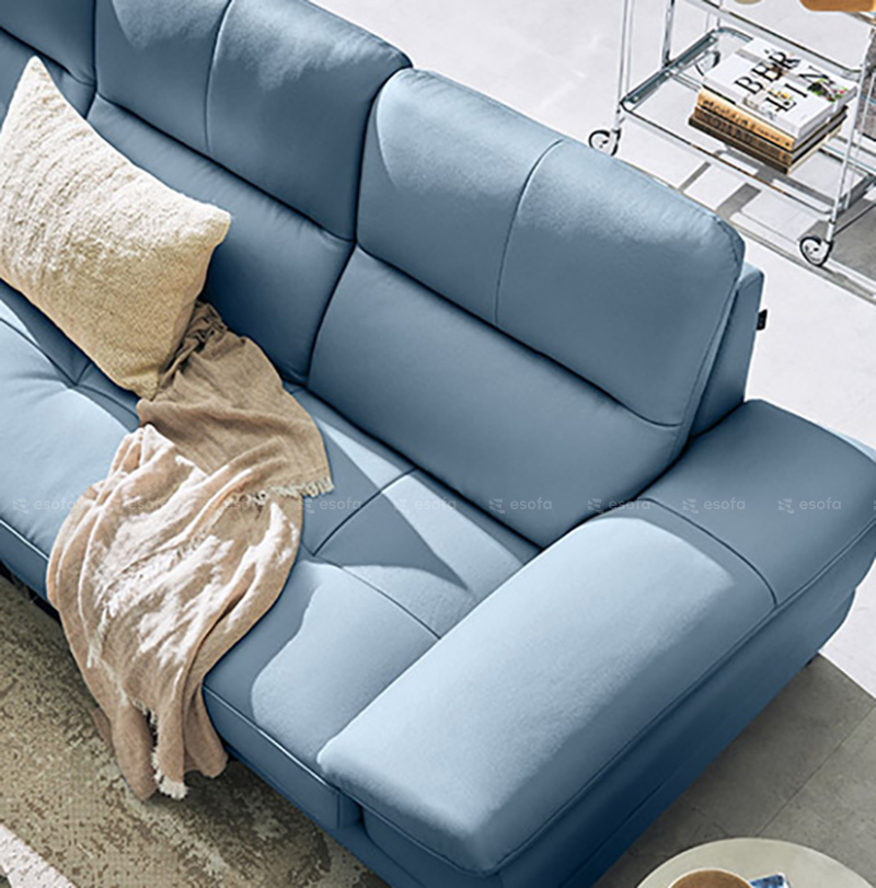 Sofa văng 3 chỗ màu xanh E60
