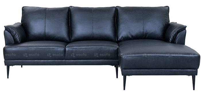 Bộ ghế sofa da góc 3 chỗ E01