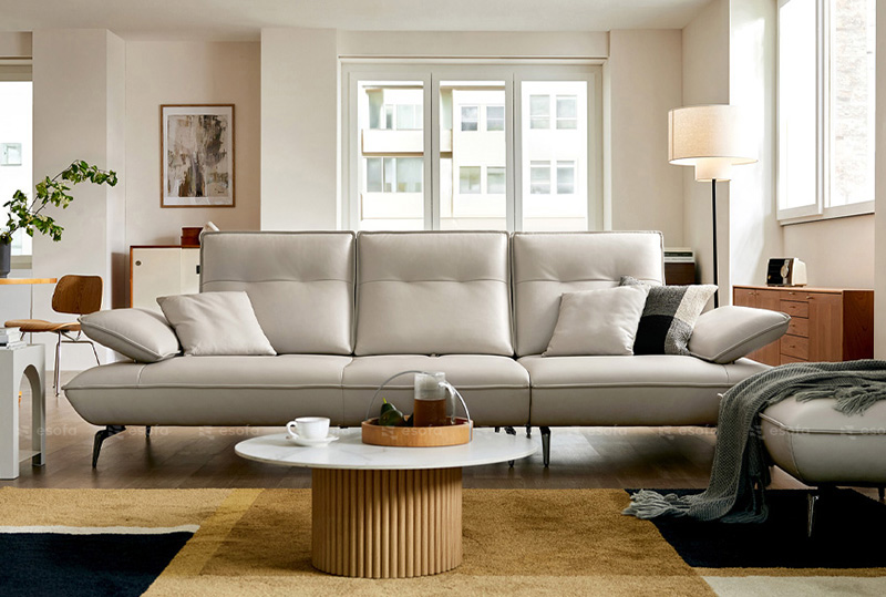 Ghế sofa văng phòng khách tay gật gù - E27